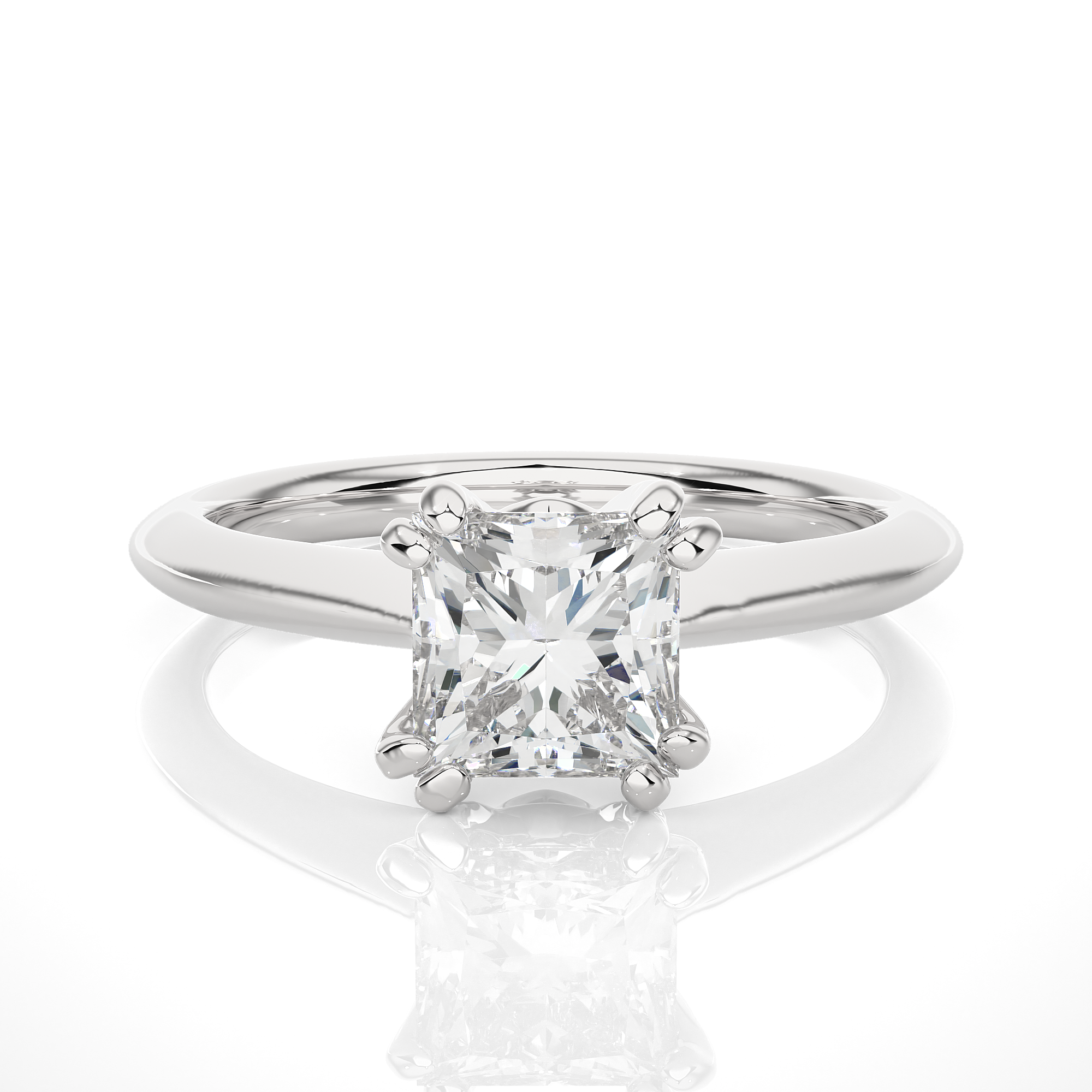 1.38 Carat G Color VS1 Clarity Diamond Studded Natural Diamond Ring.